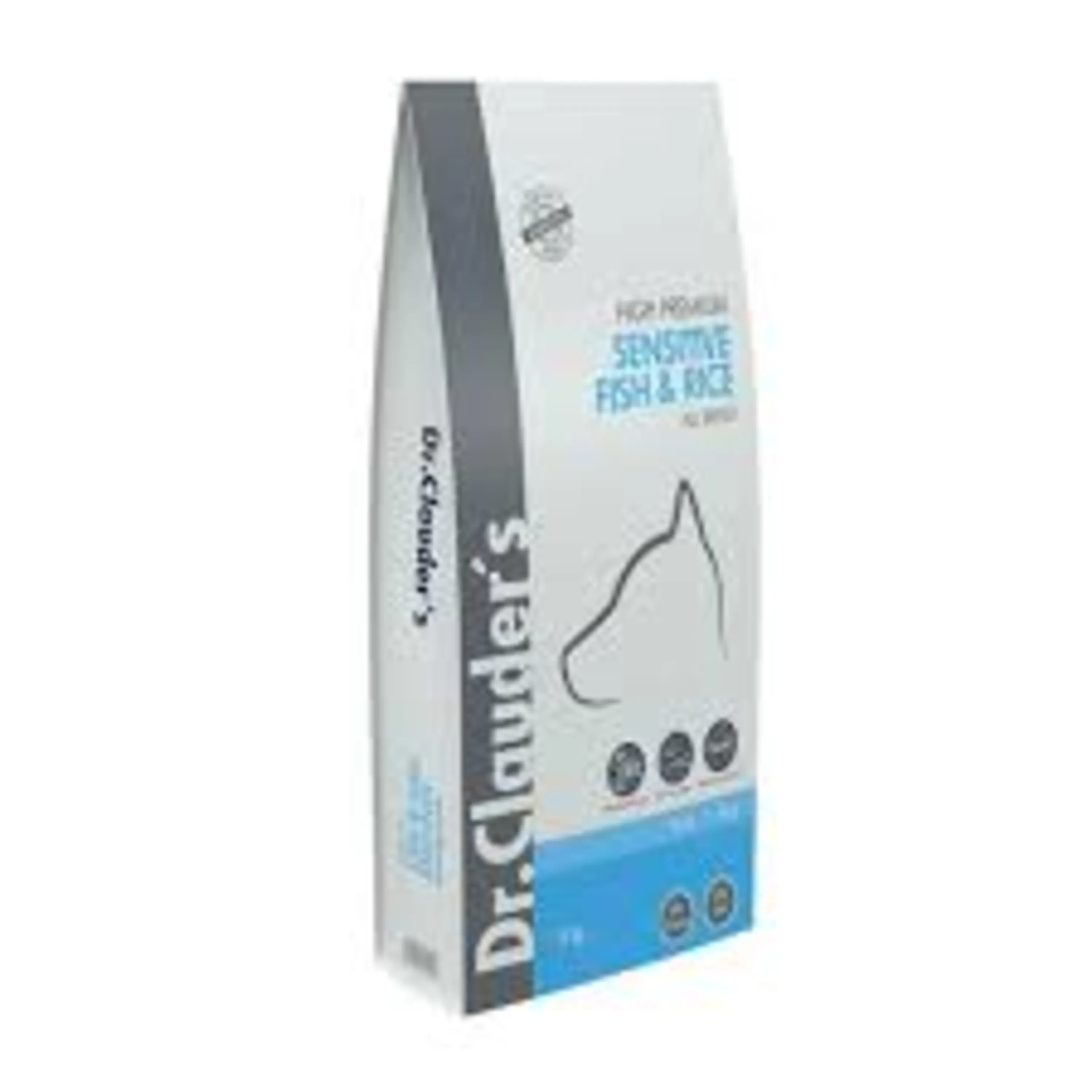 غذای کامل سگ دکتر کلادرز مدل Sensitive Fish & rice